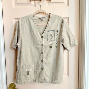 Tan GW Graff button up